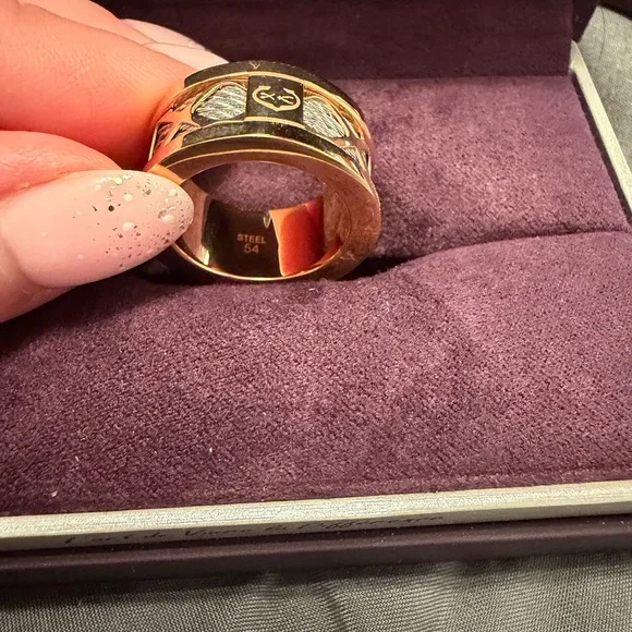 Charriol Two-Tone rose gold Cable Ring - Picture 5 of 6